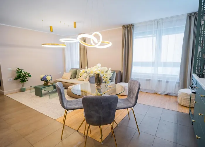 Apartament Victoriei Emerald & Pink Gems - Designer