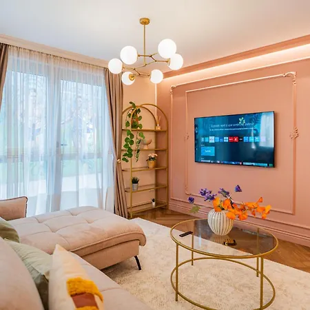 Apartment Victoriei Emerald & Pink Gems - Designer Bucharest