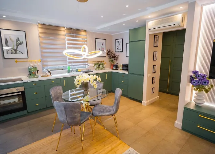 Apartmán Victoriei Emerald & Pink Gems - Designer Bukurešť