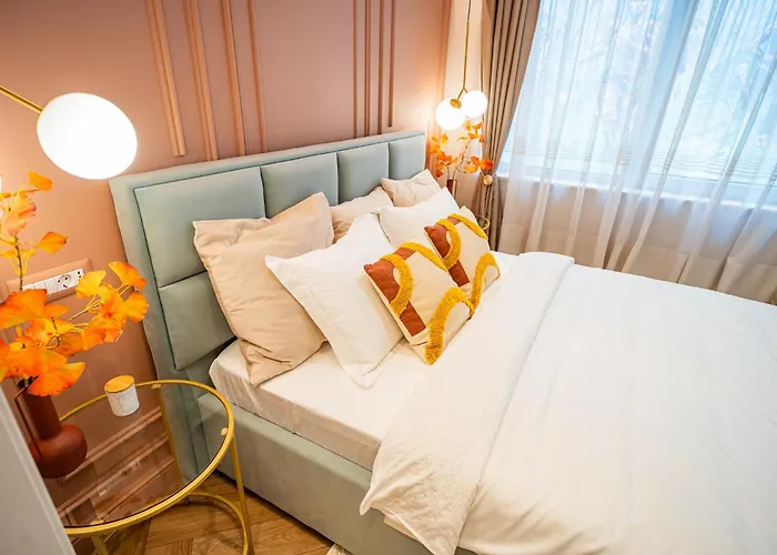 Victoriei Emerald & Pink Gems - Designer Apartmán Bukurešť