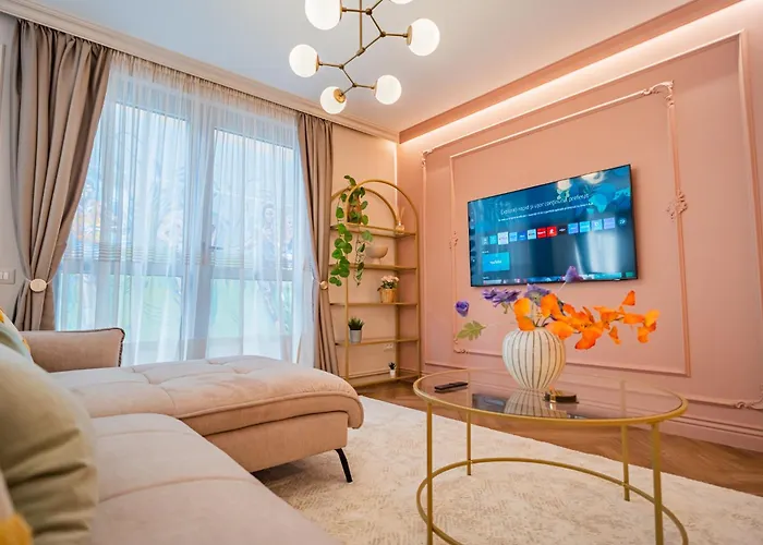 Victoriei Emerald & Pink Gems - Designer Apartmán Bukurešť