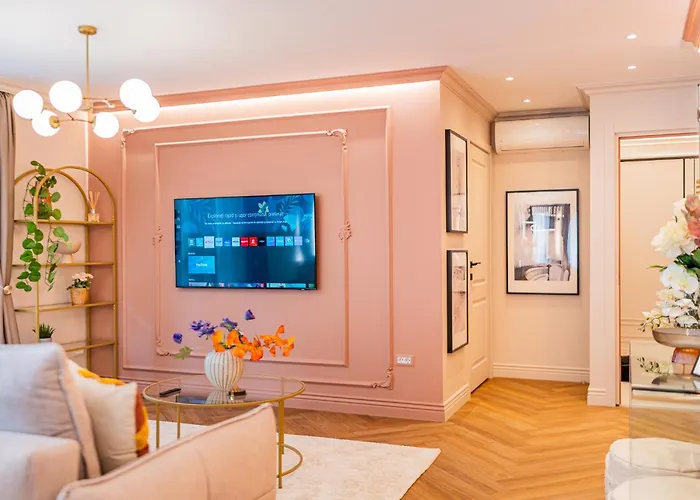 Apartmán Victoriei Emerald & Pink Gems - Designer *