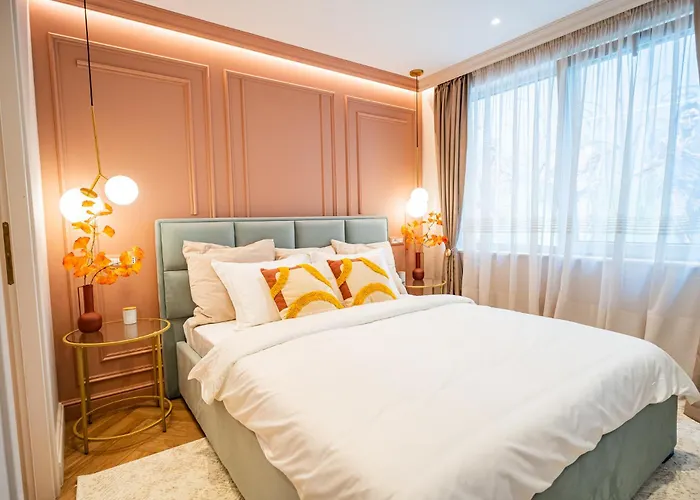Victoriei Emerald & Pink Gems - Designer Apartmán Bukurešť